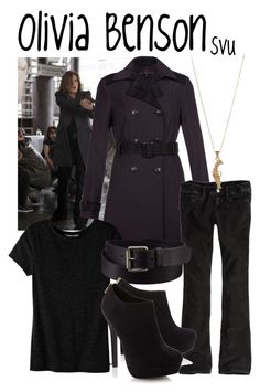 a fashion look from november 2012 featuring purple coat, black jeans and ankle high boots