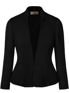 PRICES MAY VARY. CLASSIC DESIGN: Form fitting and stretchy everyday blazers Plus Size Available VARIOUS SELECTIONS: Different Colors to Choose From, Pick yours! OCCASIONS: Suitable for both casual and formal wear; A versatile alternative to the thicker formal blazers; Ideal for occasions such as work, business trips, meetings, dinner dates, and hangouts Versatile casual and office Open-Front blazer jacket featuring Ruched Sleeve, suitable for work or everyday. Designed to be wear even in hotter Office Elegant, Formal Blazer, Casual Tanks, Open Front Blazer, Women Office, Casual Blazer, Casual Work, Work Office, Work Casual