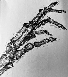 a drawing of a hand reaching for something