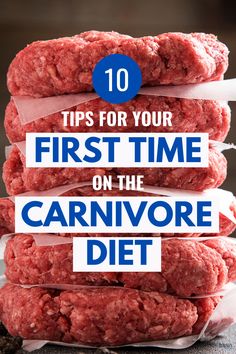 10 Tips for Your First Time on the Carnivore Diet - The Hobson Homestead Best Diet Plan, Low Fat Diets