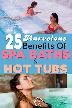 So cool!  These benefits of a spa and hot tubs really motivated me to book myself in for a spa day. Bath Benefits