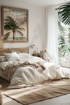 25 Coastal Bedroom Ideas Island Themed Bedroom, Bahamas Bedroom, Island Style Bedroom, Modern Tropical Bedroom, Beachy Bedrooms, Tropical Bedroom Ideas, Hawaii Bedroom, Modern Italian Bedroom, Florida Bedroom