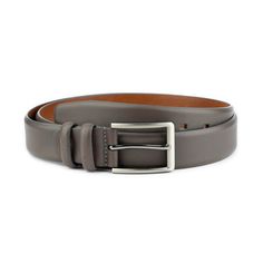 Elevate your formal attire with our Classic Men's Gray Belt, designed specifically for suits and dressy occasions. Crafted from genuine leather, this belt combines durability with a luxurious feel, making it an essential addition to any gentleman's wardrobe. Measuring 1 3/8" (3.5 cm) in width, it provides a sleek and comfortable fit, perfect for enhancing the sophistication of your ensemble. The elegant gray color offers a modern and versatile appeal, seamlessly complementing a wide range of sui Modern Leather Belt For Semi-formal Occasions, Formal Leather Belts And Suspenders With Self Belt, Formal Leather Belts And Suspenders With Matching Belt, Luxury Leather Belts And Suspenders For Formal Occasions, Formal Smooth Grain Leather Belts, Classic Leather Belts And Suspenders For Formal Occasions, Leather Belt Buckles For Business, Luxury Belts With Leather Lining, Formal Leather Belts And Suspenders