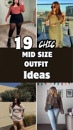 Birthday Outfit For Midsize, Casual Outfits For Big Busted Women, Casual Going Out Outfit Mid Size, Cute Outfit Ideas For Bigger Women, Midsize Outfits Going Out, Plus Size Outfit Styling, Mid Weight Women Outfit, Outfits For Late 30 Year Olds, Concert Outfit Inspo Black Women