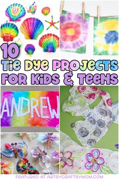 10 tie dye projects for kids and teens