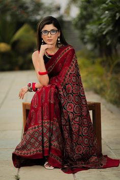 Ajrakh Sarees Online, Ajrak Saree, Cotton Sarees Online Shopping, Latest Sarees Online, Designer Sarees Online Shopping, Latest Silk Sarees, Party Wear Sarees Online, Cotton Saree Blouse Designs, Indian Sari Dress