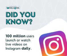 an instagram ad for social media with the words did you know? on it