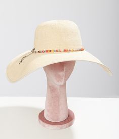 Multicolor Stripe Rope Straw Sun Hat - Unique Vintage - Womens, ACCESSORIES, HATS Adjustable Straw Hat For Beachwear, Adjustable White Straw Hat For Poolside, Adjustable Toquilla Straw Hat For Poolside, Adjustable Fedora Panama Hat For Beachwear, Adjustable Paper Straw Hat For Pool, Adjustable Brimmed Straw Hat For Beachwear, Adjustable Straw Hat With Curved Brim For Beach, Coastal Adjustable Straw Hat For Poolside, Adjustable Straw Hat For Travel Beachwear