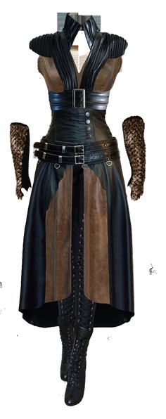 Wraith Queen Fireshade costume concept art. by utan77.deviantart.com on @DeviantArt Moda Steampunk, Blazer Outfit, Winter Leggings, Medieval Dress, Fantasy Dress, Dieselpunk, Steampunk Fashion