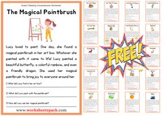 the magic paintbrush worksheet for kids