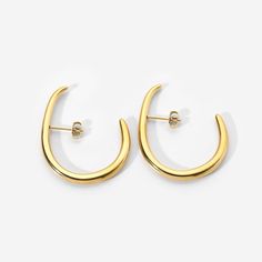 Geometric Earrings - Women's Earrings - Someone & HerOwn Trendy Jewelry Earrings, Wholesale Earrings, Geometric Studs, Earring Sale, Modern Earrings, Geometric Earrings, Stainless Steel Earrings, Trendy Jewelry, Gold Hoops