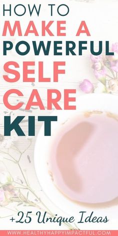 Self Care Aesthetic Ideas, Diy Self Care, Checklist Self Care, Self Care Aesthetic, Self Care Kit, Wellness Kit, Care Basket, Self Care Checklist, Be Proactive