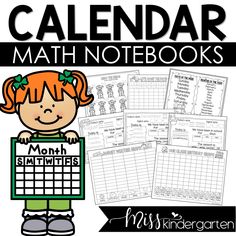 the calendar math notebooks for students to use