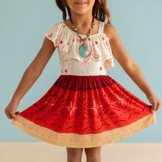 This enchanting twirl dress is inspired by Disney's Moana outfit with an asymmetrical one-shoulder style and printed details on the bodice and skirt. Crafted from our super-soft signature Päpook® viscose from bamboo, it is ultra-stretchy, lightweight, and perfect for all-day play. A cute and comfortable dress? Dreams do come true! This Disney | Posh Peanut® item ships exclusively to the U.S. and Canada. Features: Asymmetrical one shoulder detail with ruffle Printed details on bodice and skirt in Moana Outfit, Posh Peanut, Disney Moana, Dreams Do Come True, Twirl Dress, Easy Dressing, Comfortable Dress, Mommy And Me, Simple Dresses