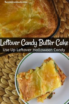 the leftover candy butter cake uses up leftover halloween candy