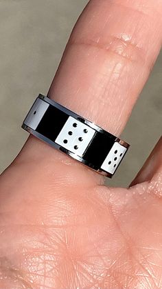 CHECKERED DICE RING – Cyberspace Shop Cupid Ring, Ace Ring, Thorn Ring, Laugh Now Cry Later, Skater Outfits, Owl Ring, Edgy Jewelry, Fire Ring, Dragon Ring