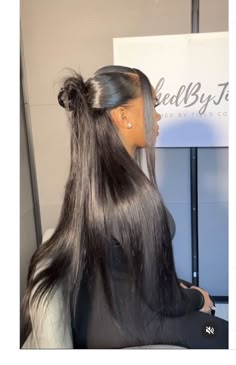 Track Hairstyles, Unice Hair, Natural Hair Bun Styles, Sleek Ponytail Hairstyles, Quick Weave Hairstyles, Cute Box Braids Hairstyles