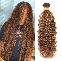 CheetahBeauty Hair Water Wave Clip-Ins Hair Extensions 14-26 inches Normal Volume 100G/Sets. Cut From One Donor Cuticle Aligned,100% Virgin Human Hair Extension. Free Shipping 30 Days No Reason Return to Guarantee Your Shopping. Knotless Braids Human Hair Curls, Boho Braids Long Hair, Fall Color Boho Knotless Braids, Boho Braids Color 30, 4/30 Braids, 4/27 Braids, Mixed Color Boho Knotless Braids, Boho Braids With Highlights, 1b/27/30 Knotless Braids