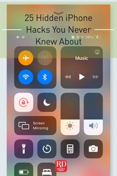 an iphone screen with the text 25 hidden phone hacks you never knew about