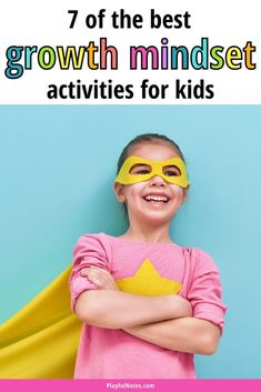 Growth mindset activities for kids: Discover a list of awesome growth mindset activities and resources for kids that will help them become more confident and overcome challenges easier. Teaching Growth Mindset To Kids, Growth Mindset Activities For Kids, Growth Mindset Activities Elementary, Growth Mindset Kids, Growth Mindset Game, Emotion Coaching, Resilience Activities, Confidence Activities, Challenges For Kids