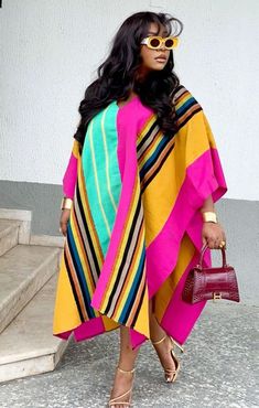 Fashion: #fashion, #style, #outfitinspiration, #beauty Wrap Dress Ankara, Grown Woman Fashion, Aso Oke Styles, Northern Kente, Bold Colors Fashion, Stockings With Heels, Ramadan 2025, Bubu Styles, Stockings With Heels Classy