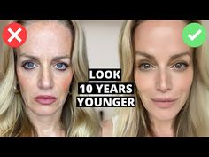 5 Makeup Tips to Look 10 years Younger - YouTube Younger Makeup Look, Makeup Looks To Look Younger, Makeup Younger Look, Makeup Tutorial To Look Younger, Makeup To Look Younger, Makeup Tips To Look Younger, Beauty Tips For Glowing Skin, Clean Face, Beauty Makeup Tips