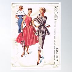 High-quality posters to hang in dorms, bedrooms or offices. Multiple sizes are available. Printed on 185gsm semi gloss poster paper. Additional sizes are available. 90s Dress Pattern, Style Dress Patterns, 1950s Sewing Patterns, Retro Sewing Patterns, Pattern Poster, Miss Dress, 90s Dress, Vintage Sewing Patterns, Dress Pattern