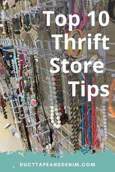 the top 10 thrift store tips for organizing your jewelry collection and storage bins