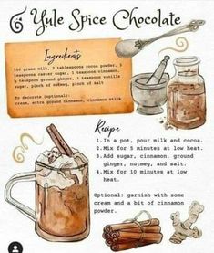 an old recipe for hot chocolate