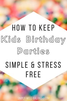 Simple Kids Birthday Party, Kids Birthday Party Activities, Easy Party Ideas, Kids Birthday Party Ideas, Backyard Birthday Parties, Simple Birthday Party