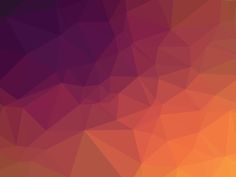 an orange and purple abstract background with triangles