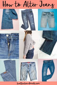 how to alter jeans in the fall and winter