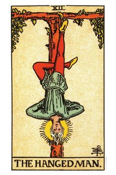 The Hanged Man Tarot card meaning. Hanged Man Tarot, Vintage Tarot Cards, All Tarot Cards, Rider Waite Tarot Decks, Hanged Man, Tarot Significado, Vintage Tarot, Major Arcana Cards, The Hanged Man