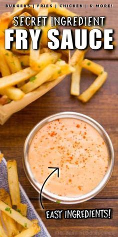 the secret ingredient for fry sauce is easy to make