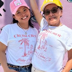 Represent your wanderlust waves with your closest crew in this cute cruisin' coordinating tee! This "CRUISE CREW" matching t-shirt manifests all the aloha vibes of your gang's next Caribbean or Mediterranean adventure!    Customizable texts on the print to make your trip extra memorable!  Whether crusing with mom, daughter, sister, wife, bff, girlfriend, girl gang, wedding party, besties - personalize this to impress everyone onboard in this coordinating cotton top. Part of the Vacation Virgin V Girls Trip Tshirt, Mother Daughter Vacation, Virgin Cruises, Hawaiian Top, Aloha Vibes, Travel Tshirt, Cruise Collection, Cruise Vacation, Hawaii Shirt