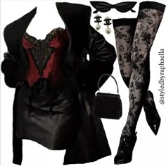 Black Clothing, Alt Fashion, Swaggy Outfits, Gothic Outfits, Mode Inspo, Goth Outfits, Alternative Outfits, Character Outfits