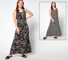 Choices, choices. With a reversible print, this gorgeous Como Jersey maxi dress presents two fabulous options. And depending on your choice of footwear, toppers, and accessories, the possibilities are endless. From Women with Control®. Petite Maxi Dress, Jersey Maxi Dress, Maxi Jersey Dress, Petite Women, Dress Skirt, Fashion Dresses, Maxi Dress