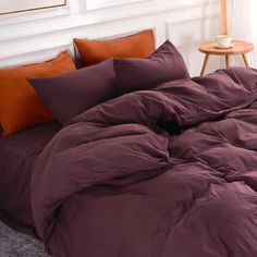 PRICES MAY VARY. 100% Washed Cotton 【100% Washed Cotton, Breathable, Keep Shape and Softness after Every Wash】: This duvet cover set is made of 100% washed cotton.It is breathable, keep you cool in the summer and dry and warm in the winter; durable and soft, high density fabric keep duvet cover's shape and softness after every wash. 【Natural Color, Wrinkled Textured, Linen Feel Duvet Cover Create a Cozy Bedroom Environment】: NEXHOME PRO this series duvet cover set main features is natual. Elegen Home Dress, Cotton Duvet Cover, Cotton Duvet, Bed Duvet Covers, Keep Your Cool, Cozy Bedroom, Duvet Cover Set, British Indian Ocean Territory, Queen Size