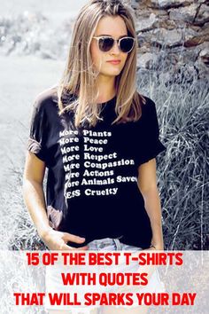 15 of the best T-shirts with quotes that will sparks your day #tees #teeshirts #shirts #best tshirtquotesever #shirtquotes #cooltshirts shirtquotes #t shirtsinspirationalsayings Will Sparks, Daily Fashion Outfits, Message T Shirts, Someone Like You, Style Mistakes, All Design