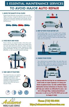 an info sheet describing how to use the car washer for maintenance and maintenance purposes