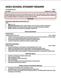 Resume for High School Students | First Job & Fresh Resume Objective Examples Resume Objective Statement Examples, High School Resume Template, Basic Resume Examples, High School Resume, Teacher Resume Examples, Resume Objective Statement, Professional Resume Examples, College Resume, Resume Objective Examples