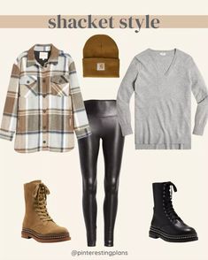 Scotland Clothes, Style Faux Leather Leggings, Fall Boots Outfit, Cold Weather Outfit, Winter Fashion Outfits Casual, Edgy Chic, Leather Jacket Outfits, Camping Outfits, Closet Fashion