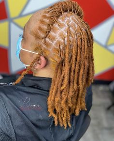 Women Dread Hairstyles, Dreads Styles For Women Black Short, Dread Locs Styles For Women Locks, Lox Retwist Styles, Loc Styles For Medium Length Locs, Dreadlock Colors, Short Dread Hairstyles For Women Black, Feminine Loc Styles