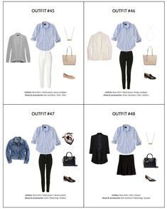 The French Minimalist Capsule Wardrobe Spring 2018 - sample page 2 Lisa's Outfits, Minimalisticky Chic, Office Capsule, French Minimalist, Trendy Spring Fashion, Classy Yet Trendy, Spring Outfits Dresses, Minimalist Office, Minimalist Capsule Wardrobe