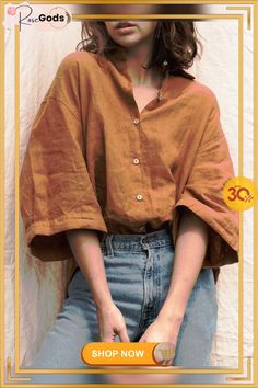 Casual Shawl Collar T-shirt Vintage Outfits 90s Grunge, Cottagecore Fashion Casual, Vintage Aesthetic Retro, Vintage Summer Outfits, Vintage Outfits 90s, Vintage Shawl, 30 Fashion, Collar T Shirt, Cottagecore Fashion