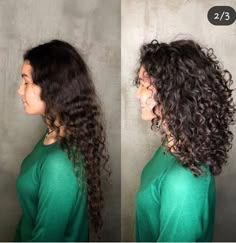 Thick 2c Haircuts, Layers 2c Hair, 2b Curly Hair Haircuts Layers, Curly Hair Cuts Shoulder Length, Layered 2c Curly Hair, Italian Curly Hair, Curly Layers Before And After, 3a Curly Hair, Layered Curly Haircuts