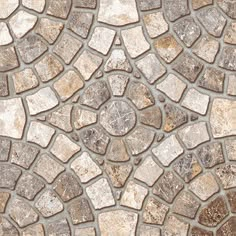 an image of a stone floor that looks like it is made out of cobblestones