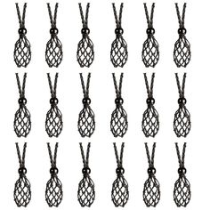 PRICES MAY VARY. Package contents: You will receive 18 pieces necklace cord empty stone holders in Black. Enough quantity to meet your different DIY needs or as a nice gift to share with your friends and families. Nice Material: these empty crystal necklace holders adopt texture that makes difference with ordinary necklace rope bracelet rope on the market, strong and sturdy, non-toxic and wear resistant, not easy to deform or break, durable for long time use. Size information: Each empty stone h Crystal Cage Necklace, Colored Rocks, Crystal Cage, Cage Pendant Necklace, Cage Necklace, Crystal Holder, Caged Necklace, Woven Necklace, Necklace Cord