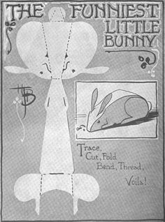 an advertisement for the funniest little bunny