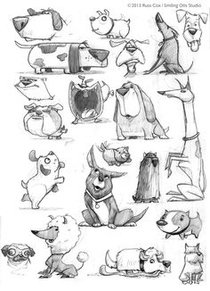 an image of some animals that are drawn in pen and ink on white paper,